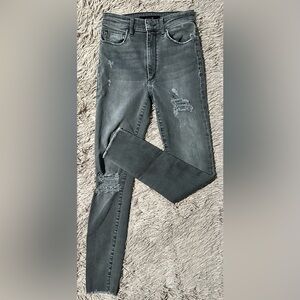 Joe’s Jeans Distressed Charcoal Ankle Jean